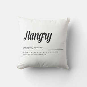 Hangry Definition Cushion