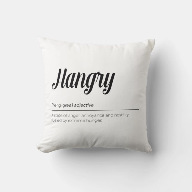 Hangry Definition Cushion (Front)