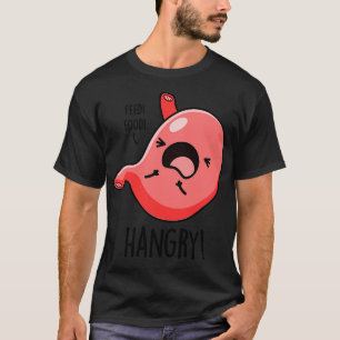 Hangry Funny Hungry Angry Stomach Pun 1 T-Shirt
