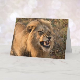 Hangry Lion Let's Do Lunch Customise Card