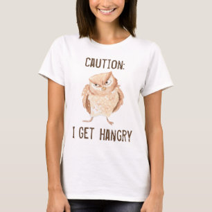 Hangry Owl Watercolor T-Shirt