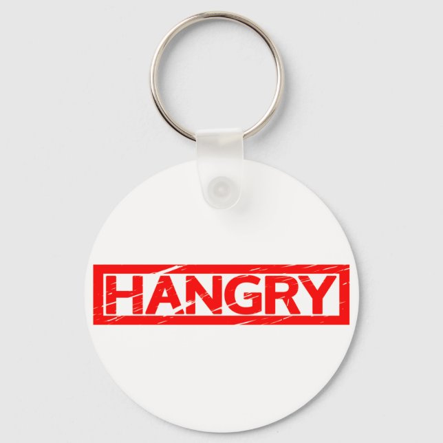 Hangry Stamp Key Ring (Front)