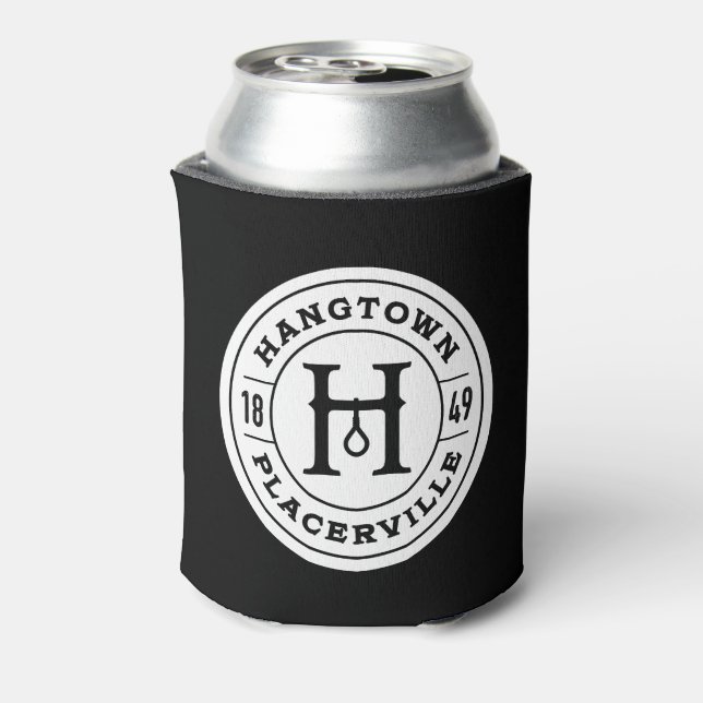 Hangtown Placerville Beverage Can Cooler (Can Back)