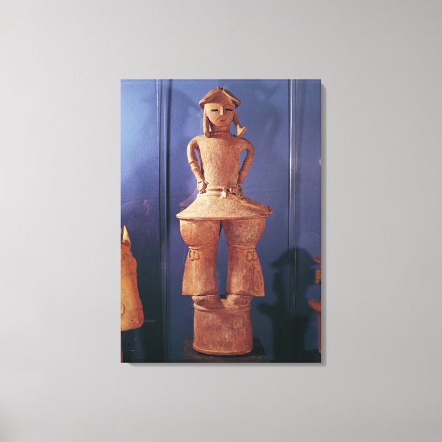Haniwa figure, 250-550 canvas print (Front)