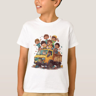Hank and the Garbage Truck: Adventure of Children T-Shirt