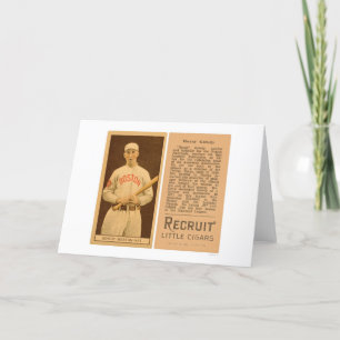 Hank Gowdy Braves Baseball 1912 Card