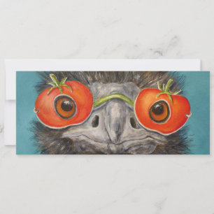 Hank the Emu flat card