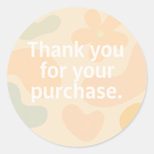 hank You Sticker   Small Business Packaging Sticke