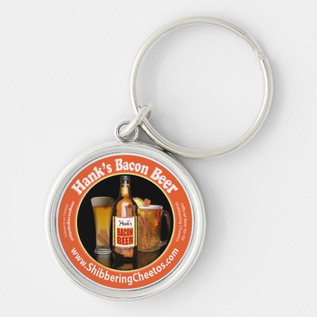 Hank's Bacon Beer Keychain (Front)