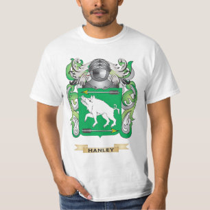 Hanley Coat of Arms (Family Crest) T-Shirt
