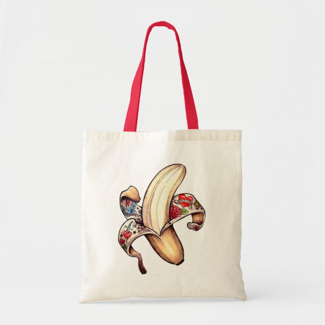 Hannah Banana reusable shopping bag! Tote Bag (Front)