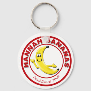 Hannah Bananas Key Ring