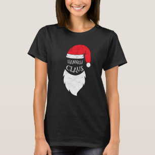 Hannah Christmas Santa Claus Costume T-Shirt