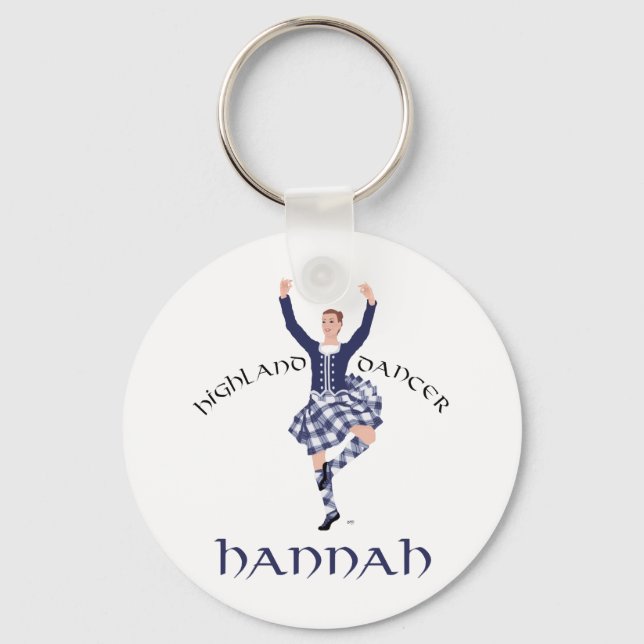 HANNAH Custom Design Key Ring (Front)