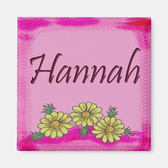 Hannah Daisy Magnet (Front)