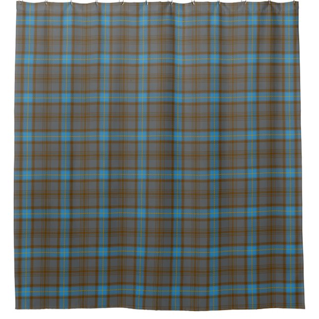Hannah Tartan Shower Curtain (Front)