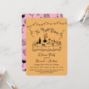 Hannah's The Night Before Welcome Night Before Invitation