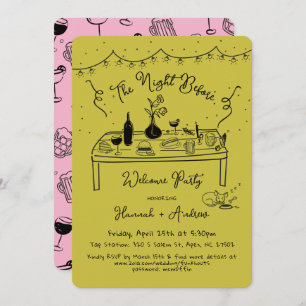 Hannah's Welcome Night Before chihuahua Invitation