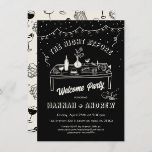 Hannah's Welcome Night Before chihuahua Invitation