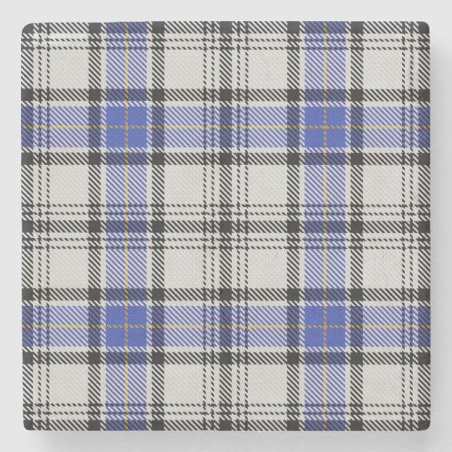 Hannay Tartan Stone Coaster (Front)