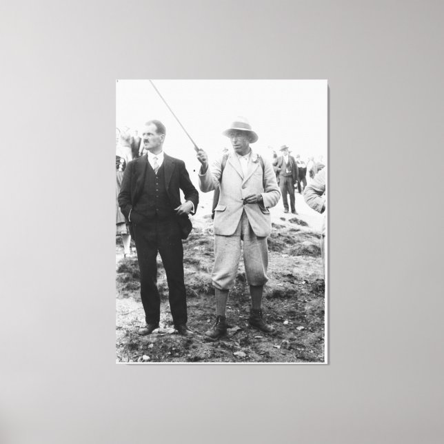 Hannes Schneider 1929 - Pioneer of alpine sport Canvas Print (Front)