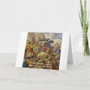 Hannibal Barca & Army & Quote Gifts & Cards