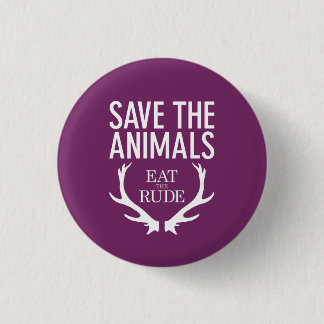 Hannibal Eat the Rude / Save the Animals Badge