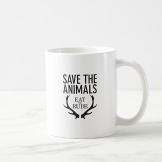 Hannibal Lecter - Eat the Rude (Save the Animals) Coffee Mug