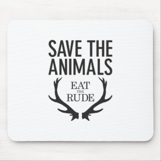 Hannibal Lecter - Eat the Rude (Save the Animals) Mouse Mat