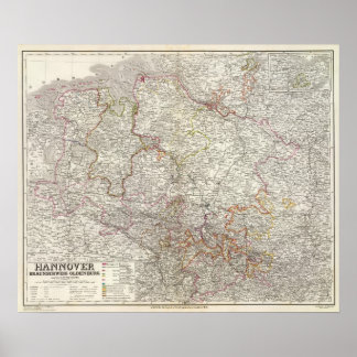 Hannover, Braunschweig, Oldenburg Poster