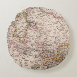 Hannover, Germany Round Cushion