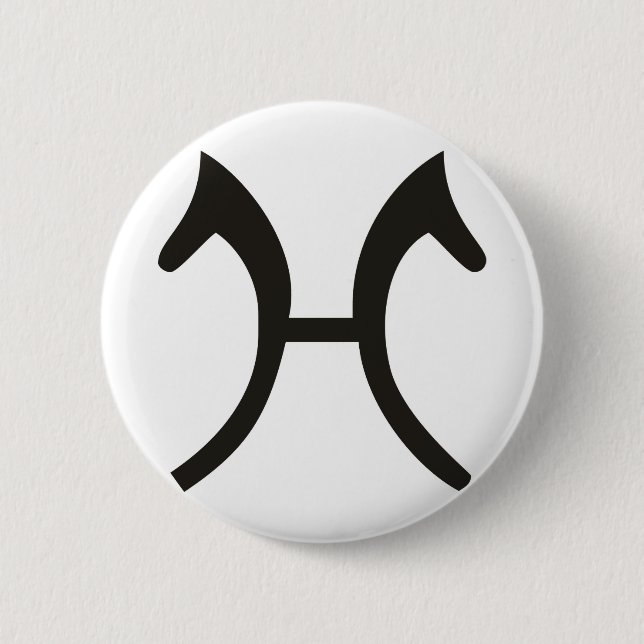 Hannoveraner 6 Cm Round Badge (Front)