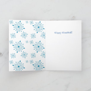 Hannukah Card 5" X 7" blank
