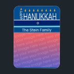 Hannukah menorah photo Photo Magnet<br><div class="desc">Happy Hanukkah</div>