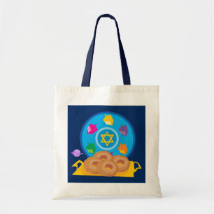Hannukah Plate Budget Tote
