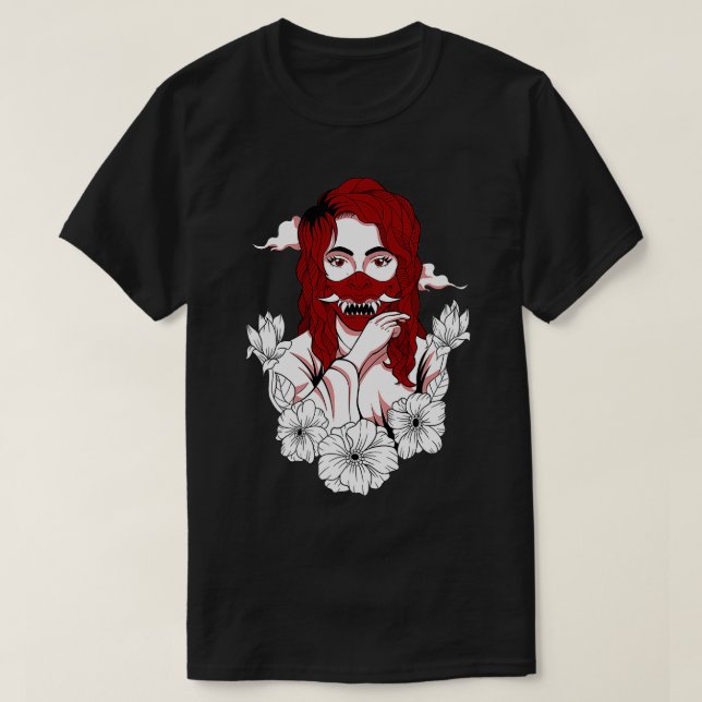 Hannya girl T-Shirt (Design Front)