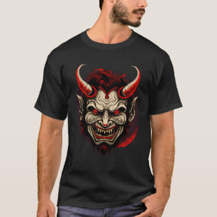 Hannya Horror  Mythical Creatures Japanese Oni Dem T-Shirt