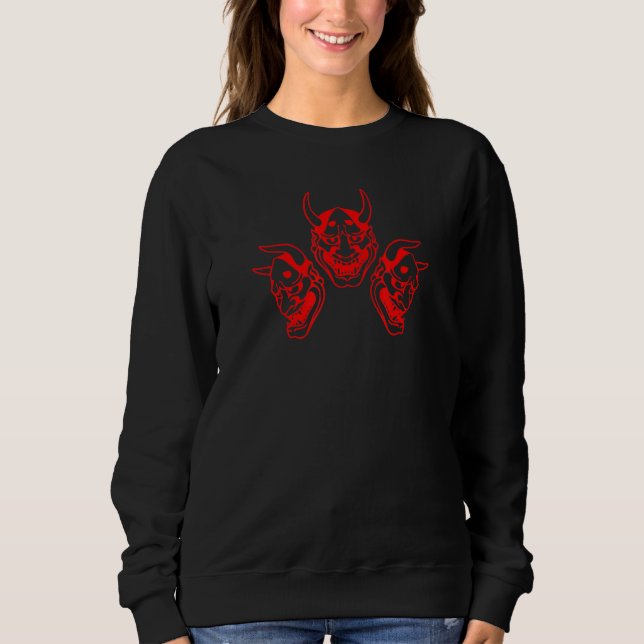 Hannya Mask  2 Sweatshirt (Front)