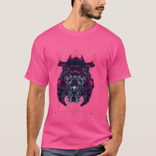 Hannya Maske, Oni Samurai Maske, Japan Demon Krieg T-Shirt