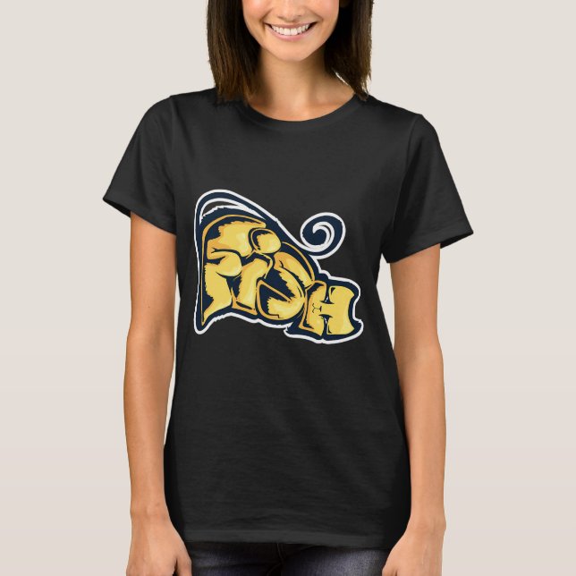 hannya oni goldfish T-Shirt (Front)