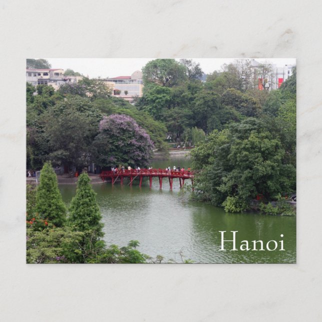 hanoi lake bridge postcard (Front)