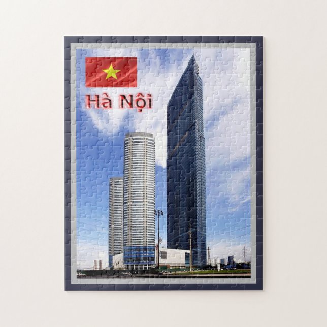 Hanoi - Landmark Tower - Vietnam - Jigsaw Puzzle (Vertical)