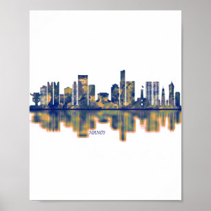 Hanoi Skyline Poster