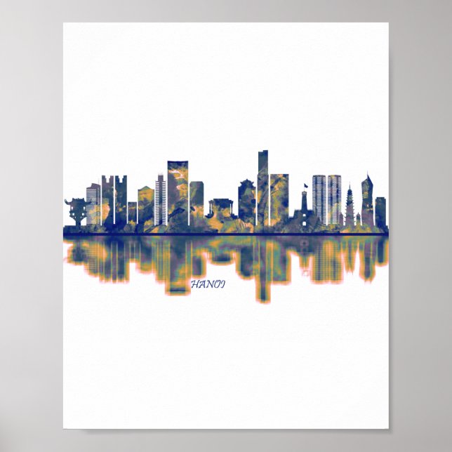 Hanoi Skyline Poster (Front)