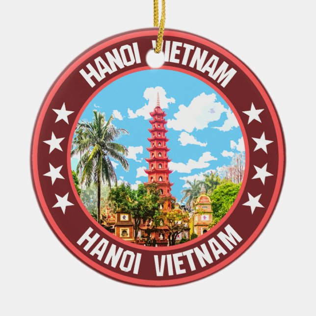 Hanoi Vietnam                                      Ceramic Tree Decoration (Front)