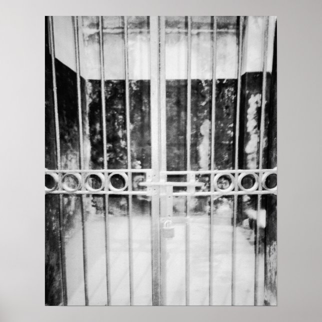 Hanoi Vietnam, Hanoi Hilton Prison Cell Detail Poster (Front)