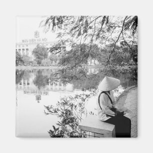 Hanoi Vietnam, Hoan Kiem Lake View (NR) Magnet