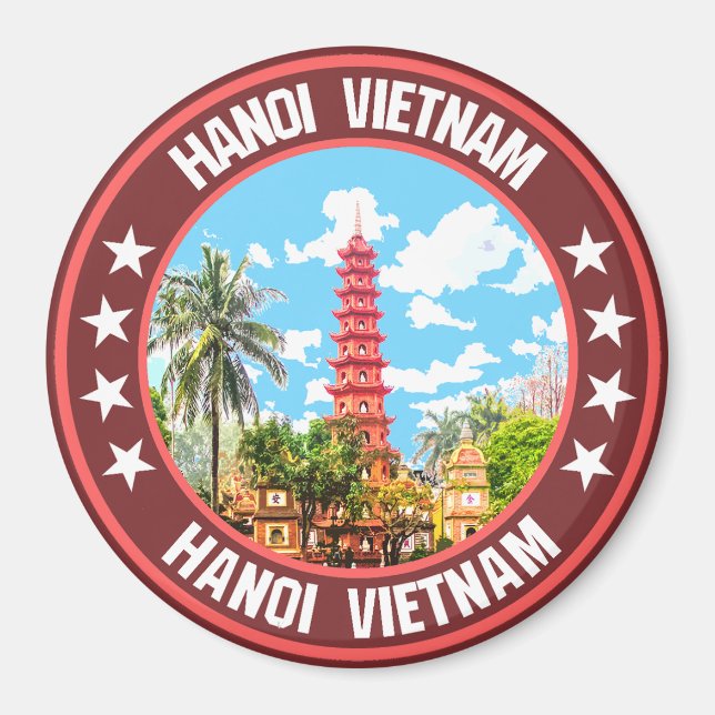 Hanoi Vietnam                                      Magnet (Front)