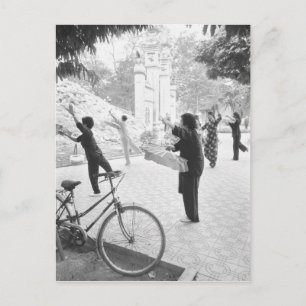 Hanoi Vietnam, Morning Excercises by Hoan Kiem Postcard