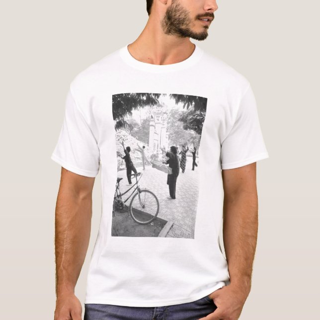 Hanoi Vietnam, Morning Excercises by Hoan Kiem T-Shirt (Front)